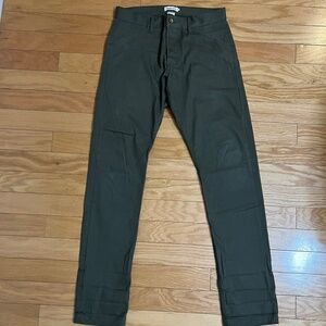 Taylor Stich Green Khaki Pants, 32